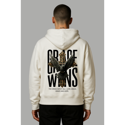 CHRISTFULL Hoodie "GRACE WINS"