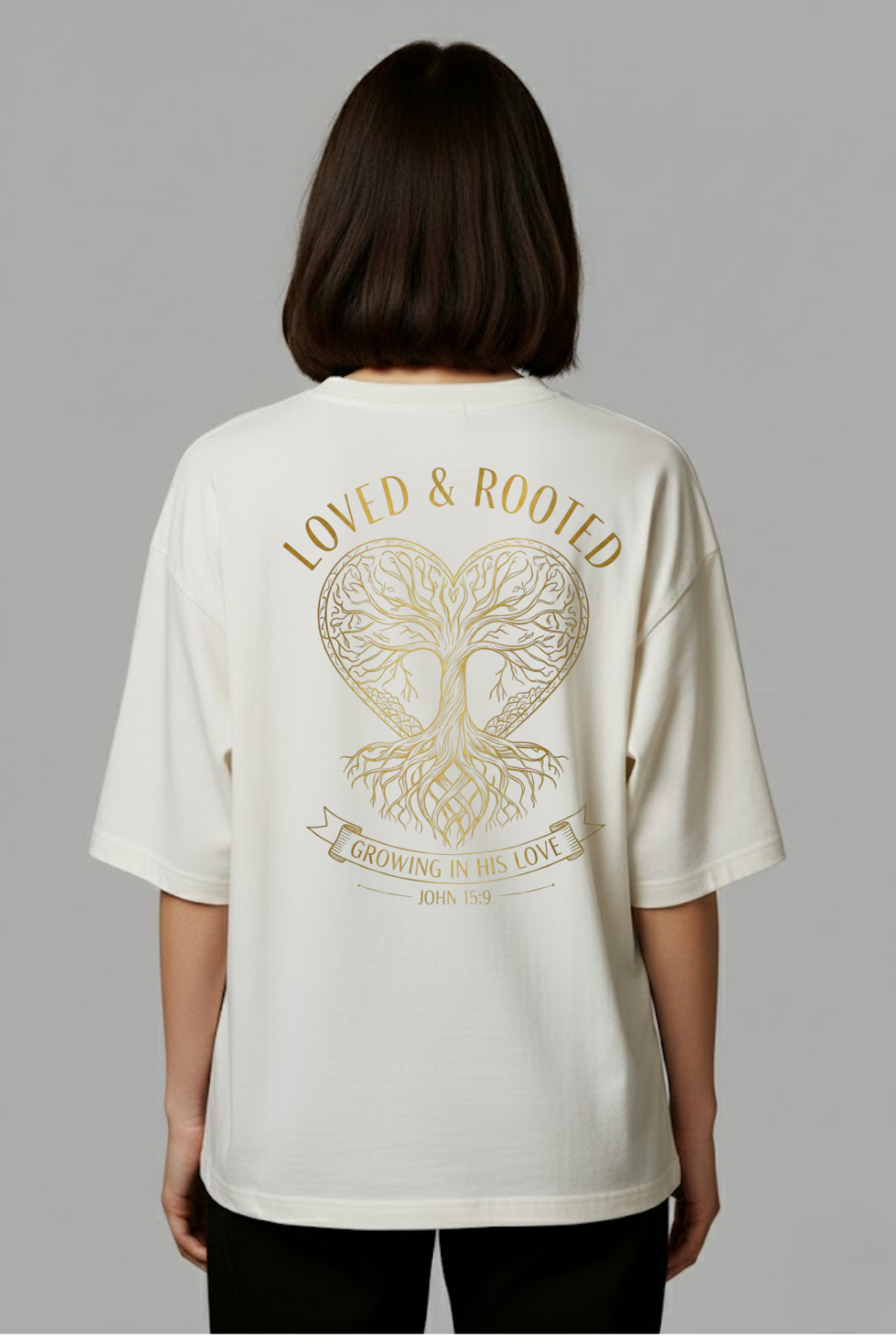 CHRISTFULL Shirt "LOVED & ROOTED"