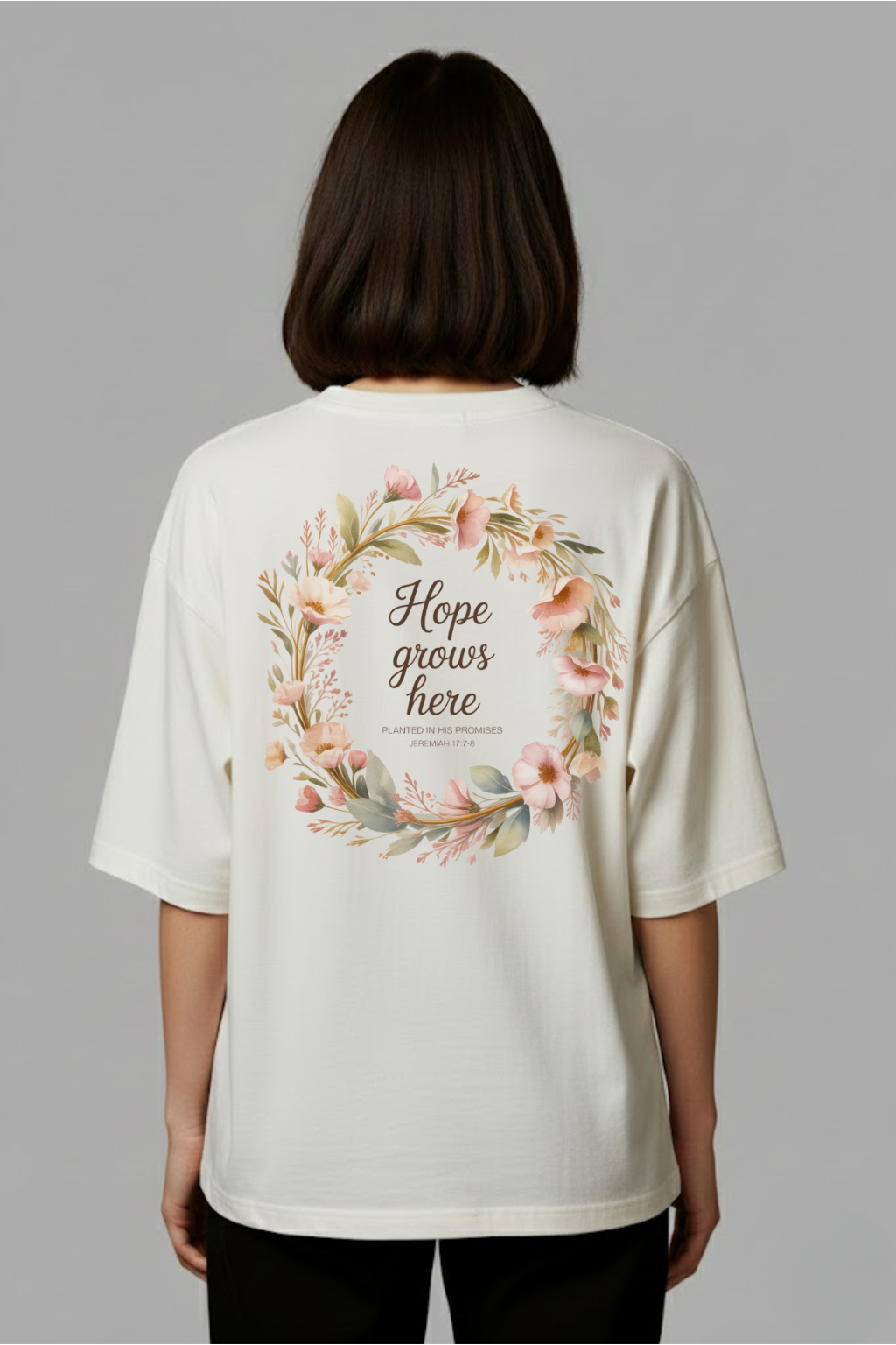 CHRISTFULL Shirt "HOPE GROWS HERE"