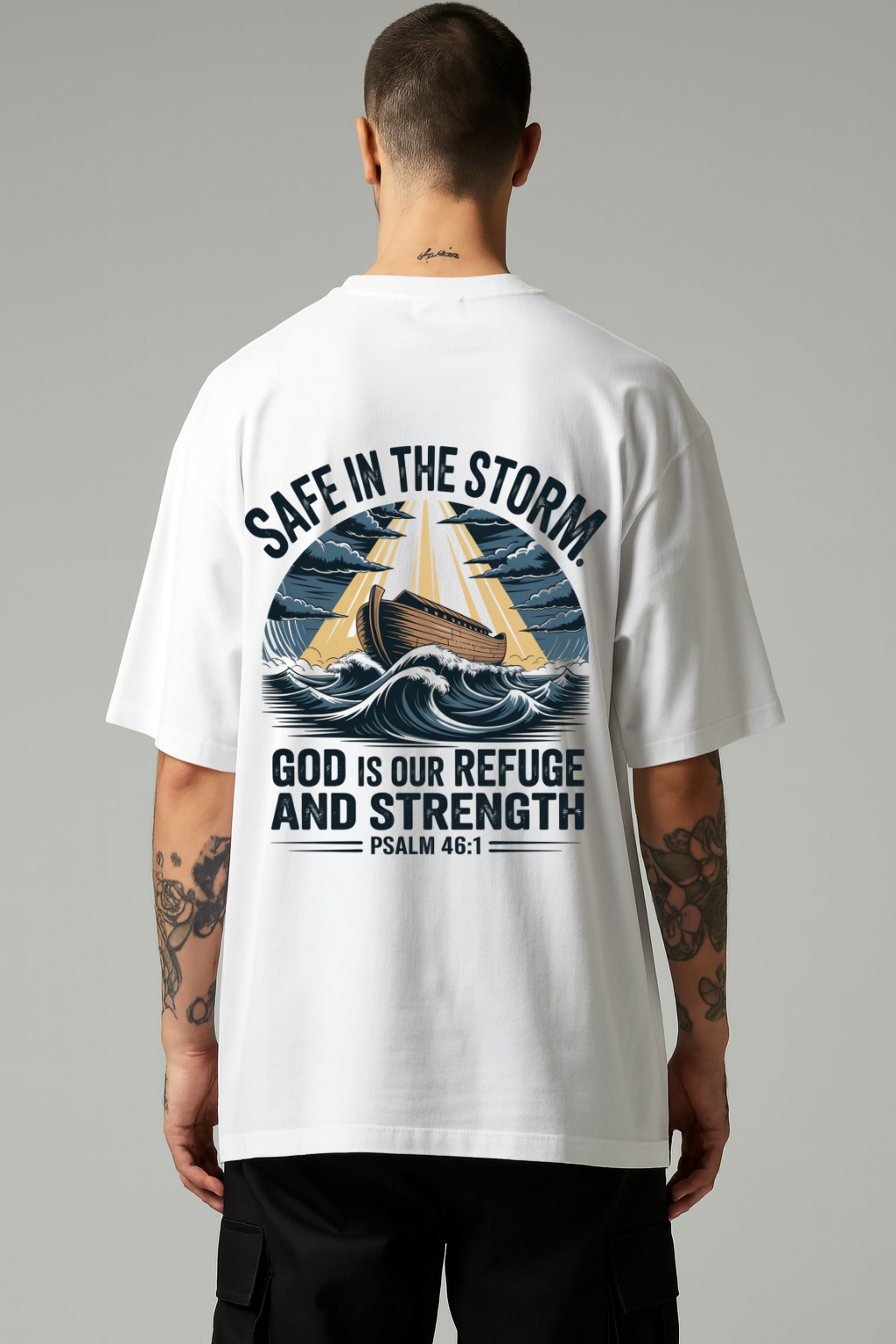 CHRISTFULL Shirt "SAFE IN THE STORM"